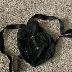 Prada Tessuto Black Backpack